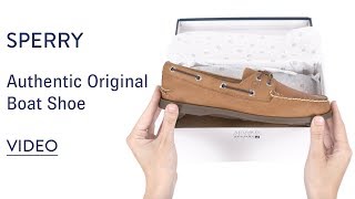 Sperry Authentic Original Boat Shoe  Shoescom [upl. by Rhona]