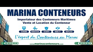 Marina Conteneurs  Lexpert du Conteneurs au Maroc [upl. by Rovert299]