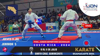 KARATE  FINALES  JDN Costa Rica MAÑANA JUEVES 11 de JULIO [upl. by Waki]