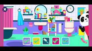 Hiden Objests  Bathroom Part 1  Play and Learn English Games For Kids [upl. by Stalker]