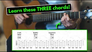 The Three Most Beautiful Chords on Acoustic Guitar [upl. by Baumbaugh741]