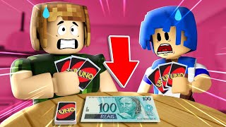 APOSTANDO 100 REAIS  UNO ROBLOX [upl. by Petronilla]