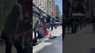 Grafton street Dublin Ireland  Amazing Busker [upl. by Fidellas]