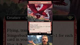 🔴Stingerback Terror doesnt have haste and that boggles my mind — MTG Outlaws of Thunder Junction [upl. by Retla]