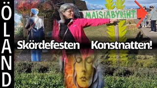 Ölands skördefest  Södra Öland  KONSTNATTEN [upl. by Yrannav]