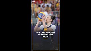 WNBA AllStar files discrimination lawsuit [upl. by Carver]