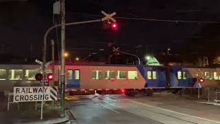 Glenferrie Rd Railway Crossing Kooyong Before and After Bell Replacement [upl. by Hepsoj113]