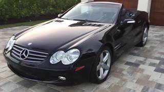 2004 Mercedes Benz SL500 Roadster Review and Test Drive by Bill Auto Europa Naples [upl. by Anaile]