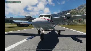 DHC63L landing at TenzingHillary airport Nepal [upl. by Colfin]