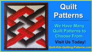 Twisted Bargello Quilt Pattern Lightning Strikes Quilt  3D Quilt Patterns  Free Quilting Patterns [upl. by Ahsenre]