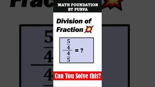 How to solve Division with Fractional Numbers using trick 🔥🔥 short shorts maths viralshort [upl. by Eednar298]