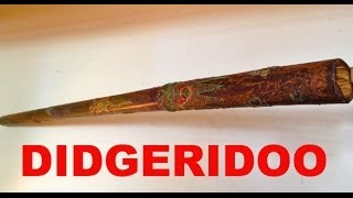 DIDGERIDOO MAKING ABORIGINAL AUSTRALIAN AGAVE MUSICAL INSTRUMENT [upl. by Araik]