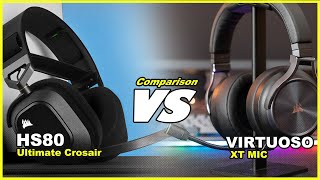 ULTIMATE Corsair HS80 vs Virtuoso XT MIC TEST COMPARISON [upl. by Diahann955]