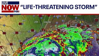 UPDATE Francine expected to hit Louisiana as a hurricane [upl. by Lasky871]