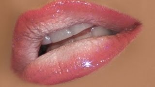 Ombre Lips Tutorial Pink and White [upl. by Wyly694]