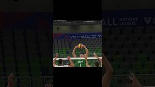 Clever move by Simeon Nikolov 😮‍💨🥵 epicvolleyball volleyballworld volleyball [upl. by Poucher]