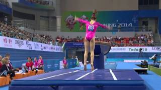 2014 World Gymnastics Championships  US Womens Qualifying  Full Broadcast [upl. by Noyerb157]