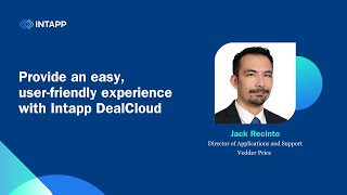 Provide an easy user friendly experience with Intapp DealCloud [upl. by Seligman]