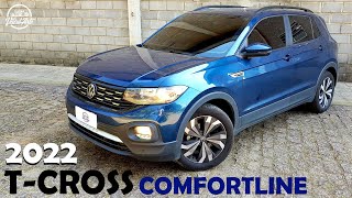 VW TCross Comfortline 2022 O que o SUV mais vendido no Brasil oferece  Avaliação VeiculARTE [upl. by Ok]