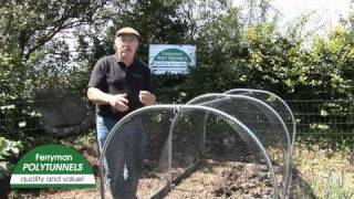 Ferryman Polytunnels Cloche Tunnel Instructions [upl. by Eliathas892]