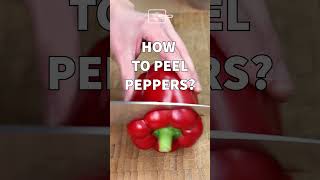 How To Peel Peppers Quick and Easy Shorts [upl. by Clarkson]