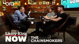 The Chainsmokers reflect on big Coachella show  Larry King Now  OraTV [upl. by Cuhp682]