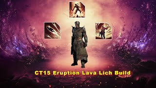 Outriders FINAL  CT15 Pure Eruption Lava Lich Build  Solo Star Grave Gold  Pyromancer [upl. by Bea]