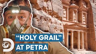 Josh Gates Discovers The quotHoly Grail At Petra  Expedition Unknown [upl. by Ramaj]