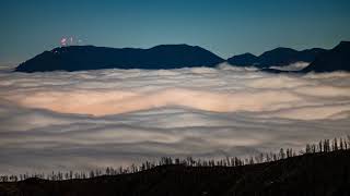 Timelapse Video Shows Ocean of Clouds Lap Over Colorado Springs [upl. by Henigman]