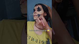 Before and after look transformation challenge 😱🤡looktransformation makeup faceart viralvideo [upl. by Areta]