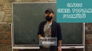 Gauss Genel Toplam Formülü [upl. by Fayette]