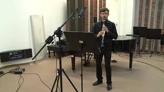 Louis Cahuzac  Arlequin Filip Jarmuszczak Clarinet [upl. by Prakash]