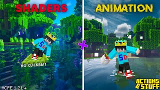 Top 4 Best Shaders For MCPE । 121 Render Dragon Supported [upl. by Llekcm620]