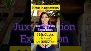 Master Noun in Apposition  English Grammar Simplifiedquot Syntax Explained in Hindi shorts ytshort [upl. by Ecerahs]