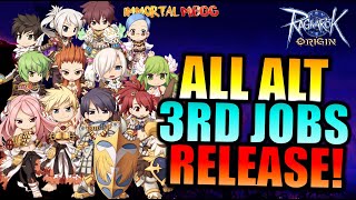 ALL ALT 3RD JOB RELEASE ANNOUNCED  RAGNAROK ORIGIN [upl. by Patsy]