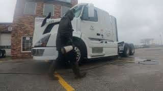 mobile semi truck wash [upl. by Sihtnyc]