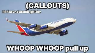 IL96￼ Alarms GPWS CALLOUTS and minimums  Credits in video or desc [upl. by Raclima14]