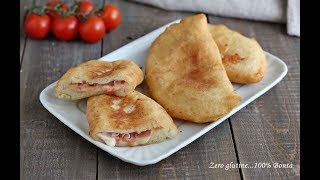 Panzerotti con impasto alle patate Ricetta senza glutine [upl. by Lovel]