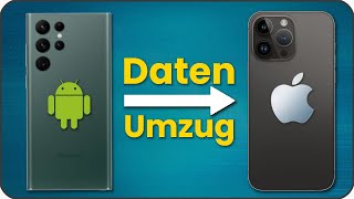 Daten von Android auf iPhone übertragen iOS 📱 Bilder Kontakte Apps [upl. by Filipe965]