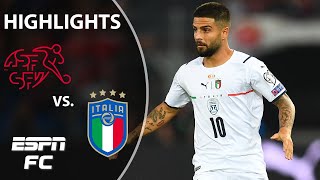 Italy sets world record after draw with Switzerland  World Cup Qualifying Highlights  ESPN FC [upl. by Aikat]