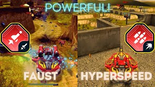 Tanki Online Best Augment  Thunder Hyperspeed amp Striker Faust [upl. by Avrenim]