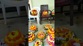 BHARATHI VIDHYA NIKETHAN HIGH SCHOOL DHANWADA Bathukamma celebrations bvnschool bathukamma [upl. by Retsek]