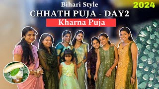 Chhath Puja Vlog 2024  Kharna Puja  Bihari Style  chhathpuja  Mansi Gupta  MG413 [upl. by Suivatal]