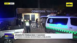 Aparente feminicidio y suicidio [upl. by Sreip970]