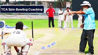 Spin Bowling Coaching By TCA chief Coach Former Test Cricketer Abid Ali  Cric sports Online [upl. by Sturdivant]