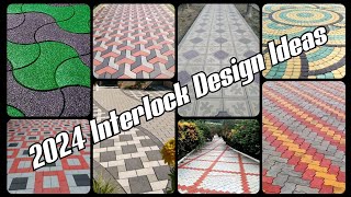 2024 interlock Design ideas interloak tufftiles design floordesign construction [upl. by Guria]