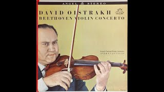 Oistrakh amp Cluytens  Beethoven  Violin Concerto in D Op61 1958 [upl. by Bebe575]