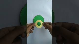 cardboard frisbee  how to make cardboard thrower  rubberband shooting toy shorts [upl. by Gawlas]