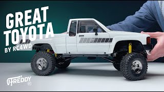 RC4WD was pleased with the release 1987 Toyota Xtracab 110 scale hobby level remote control car [upl. by Neerual197]