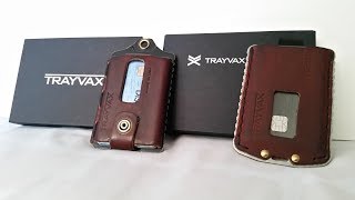 Trayvax Ascent Vs Trayvax Element EDC Wallet Comparison  Review Canyon Red [upl. by Sadoc373]